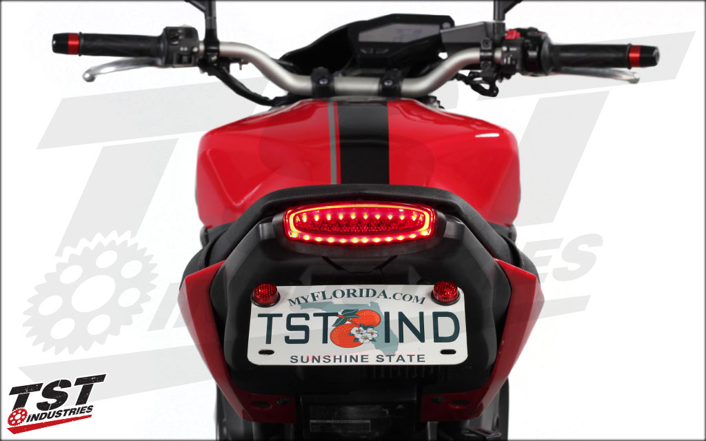 (MT-09)TST Industries テールライト&フェンダーレス TST LED Integrated Tail Light | Yamaha MT-09 2021-2023